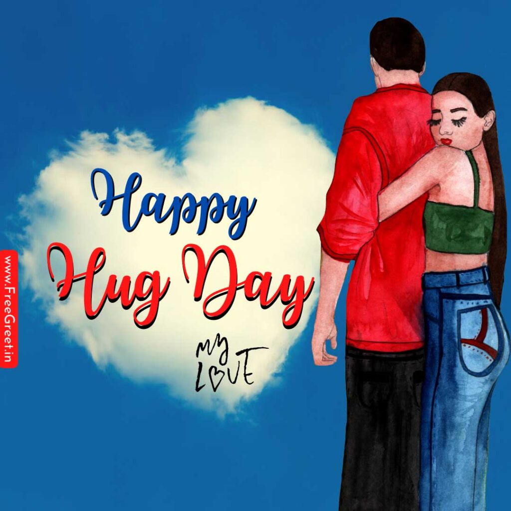 hug day images download 