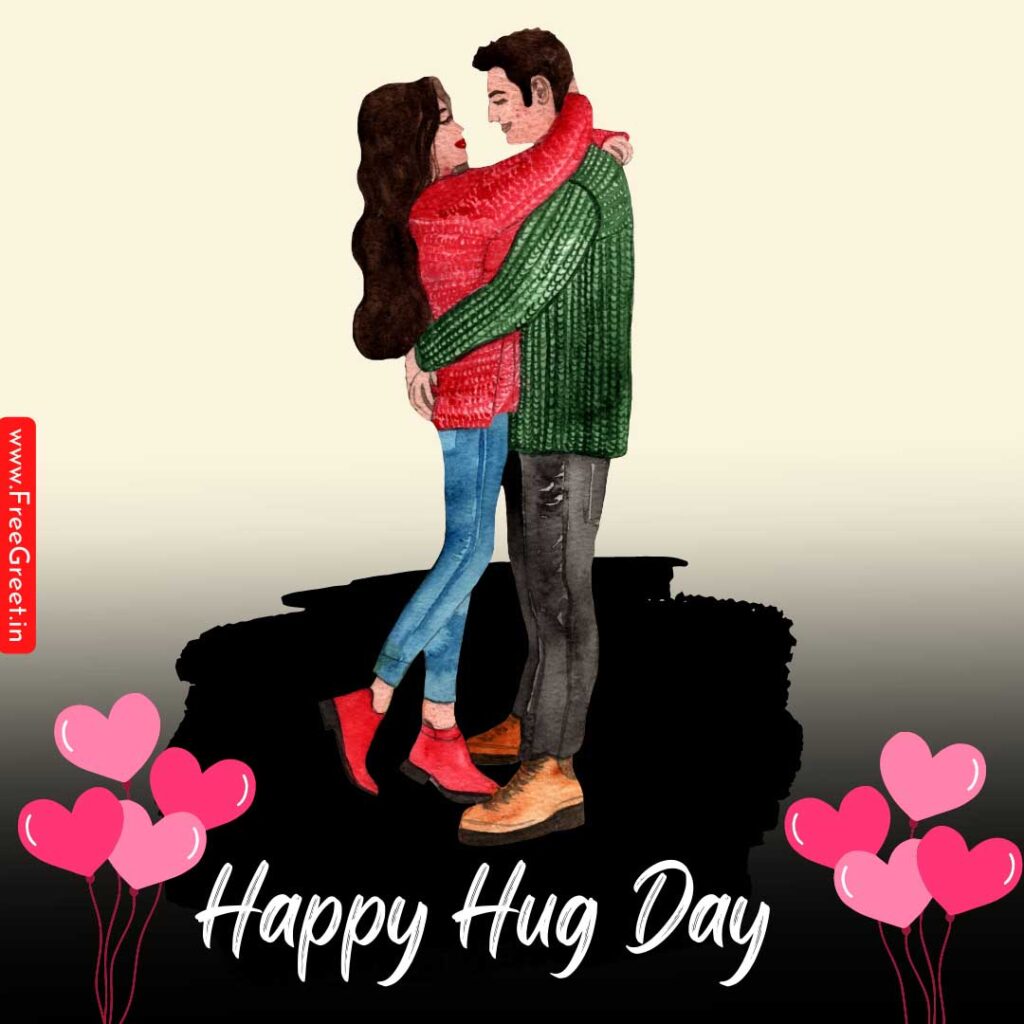 romantic hug day image 