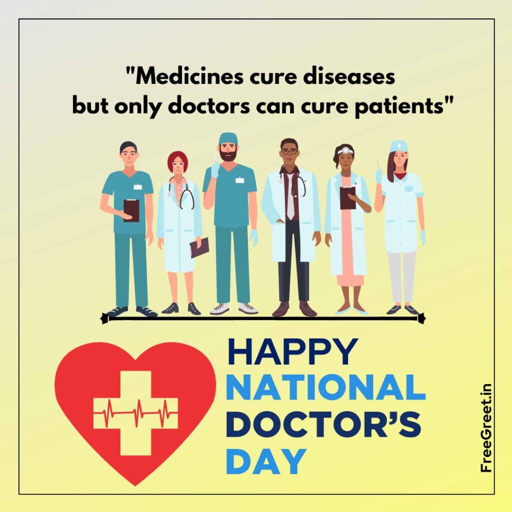 National Doctors Day 2023 poster