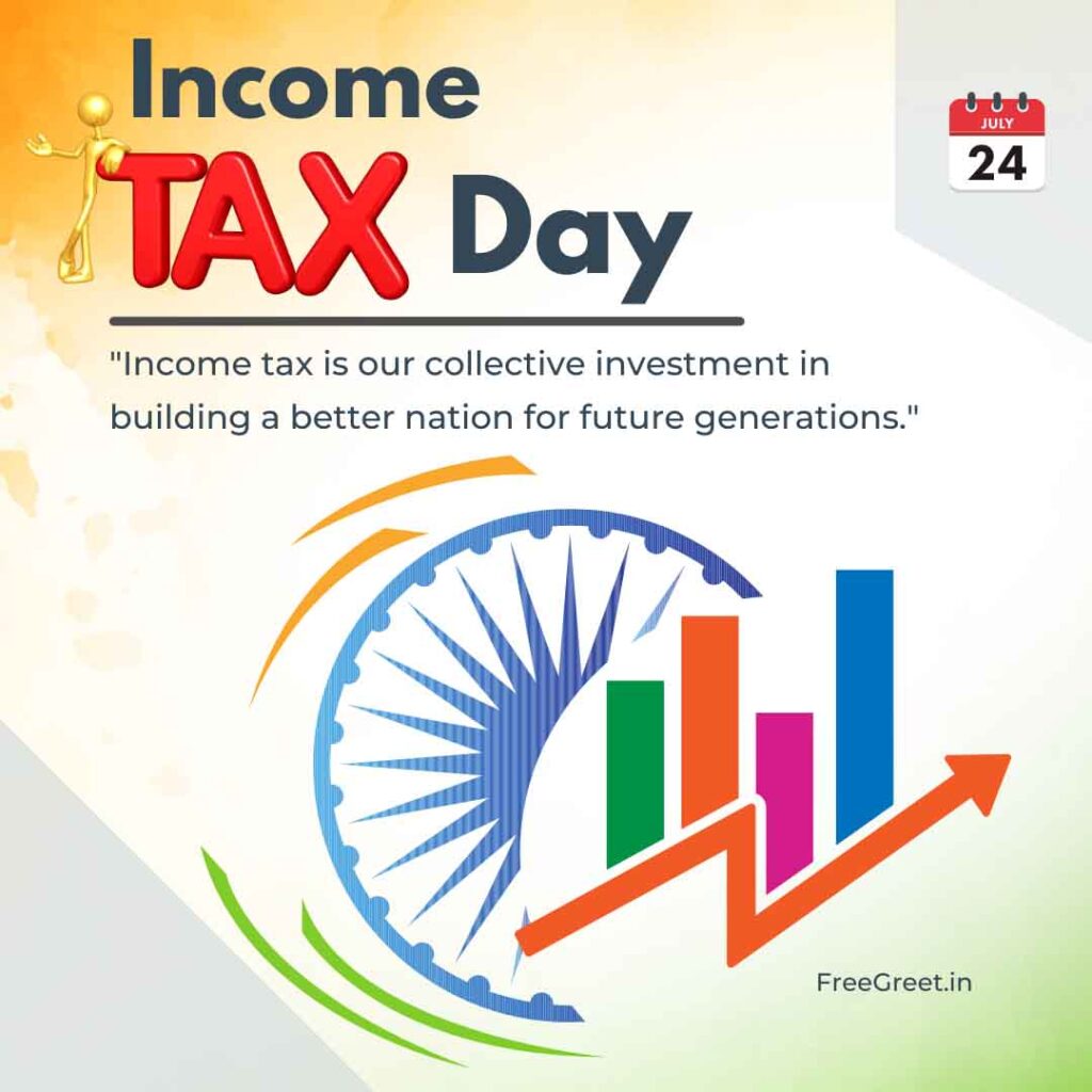 income tax day poster 