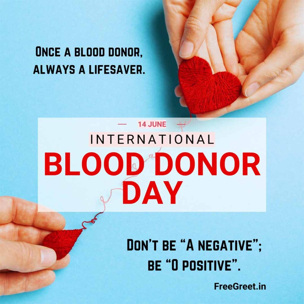 world blood donor day 2023